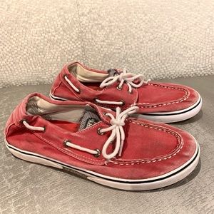 SPERRY TOP-SIDER BOY’s shoes, Red, 4M